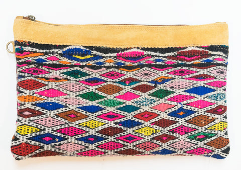 Moroccan Kilim Cross Body Satchel Bag | Worldwide Textiles