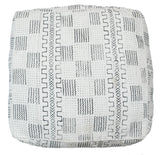 Mali Mudcloth Floor Pouf | Worldwide Textiles