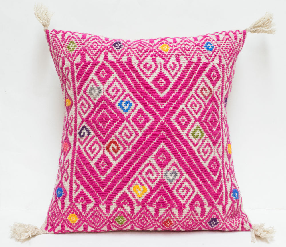 Mexican Textile Pillow Cover