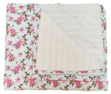 Indian Blockprint Kantha Quilt | Worldwide Textiles