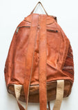 Moroccan Kilim Leather Backpack | Worldwide Textiles