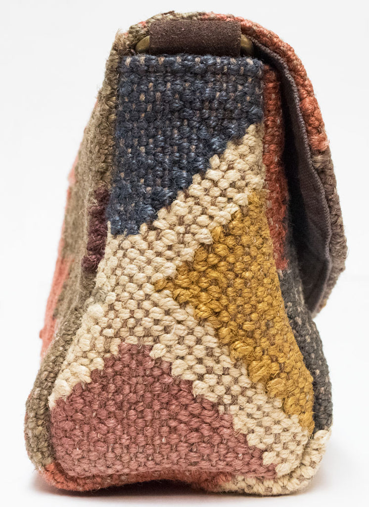 Kilim Carpet Side Satchel | Worldwide Textiles