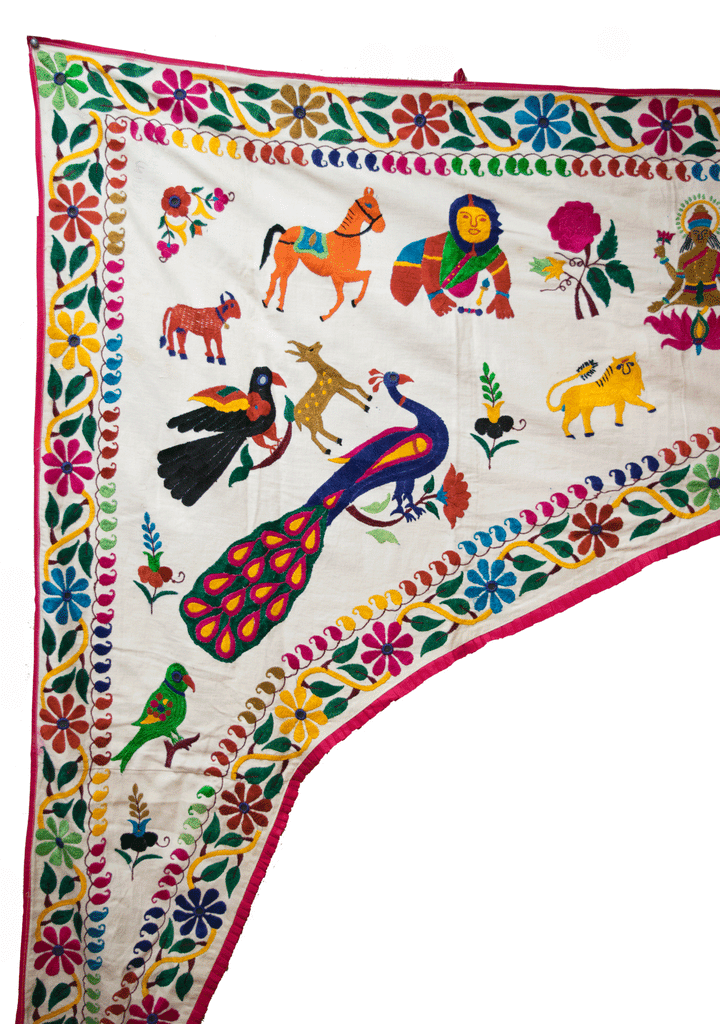 Vintage Indian Toran | Worldwide Textiles