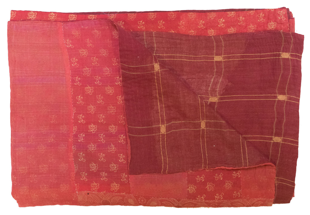 Vintage Indian Kantha Quilt | Worldwide Textiles
