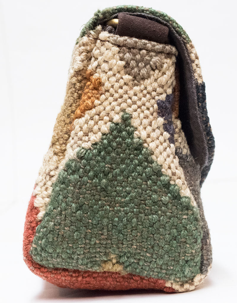 Kilim Carpet Side Satchel | Worldwide Textiles