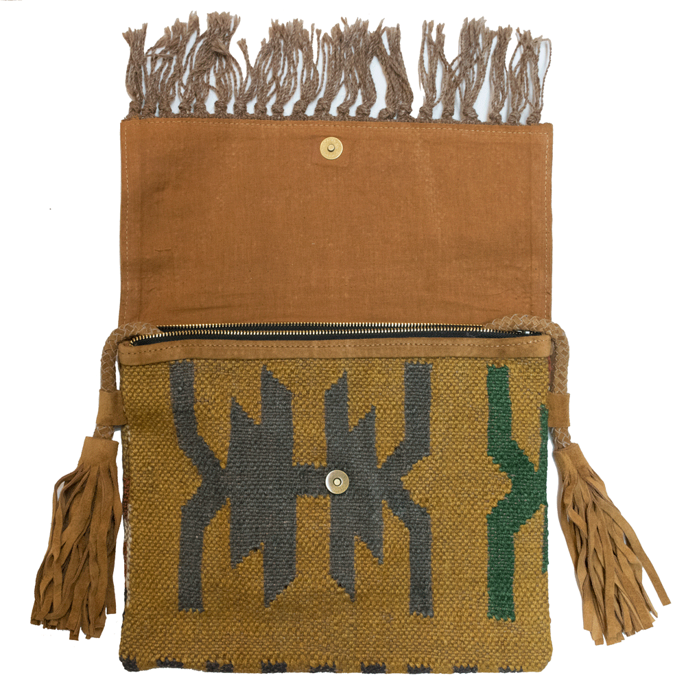 Jute Dhurrie Bag