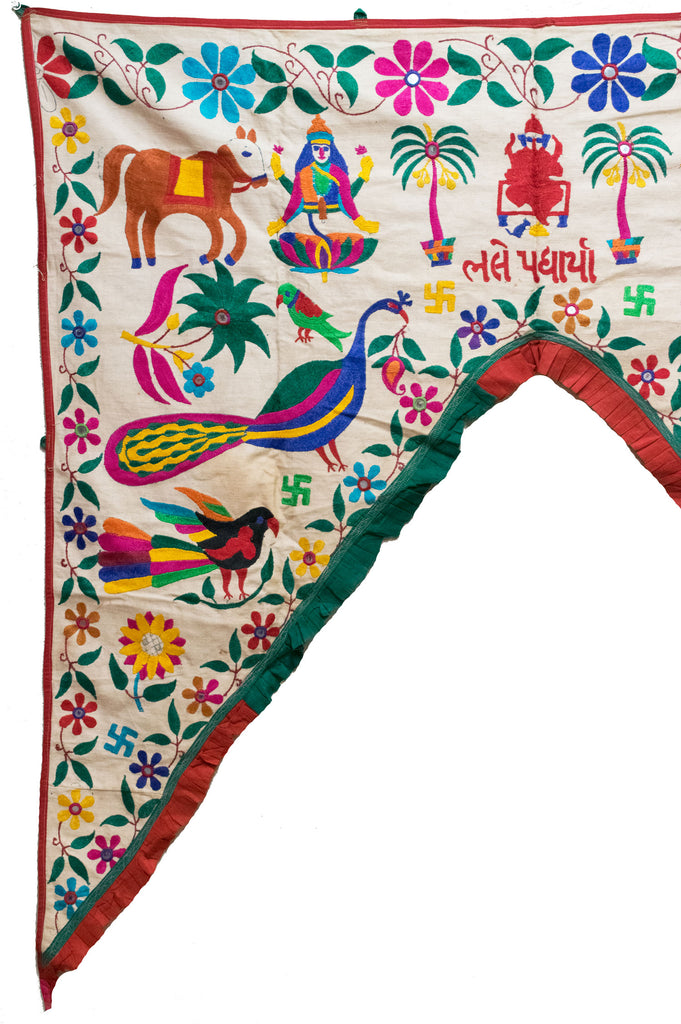 Vintage Indian Toran | Worldwide Textiles