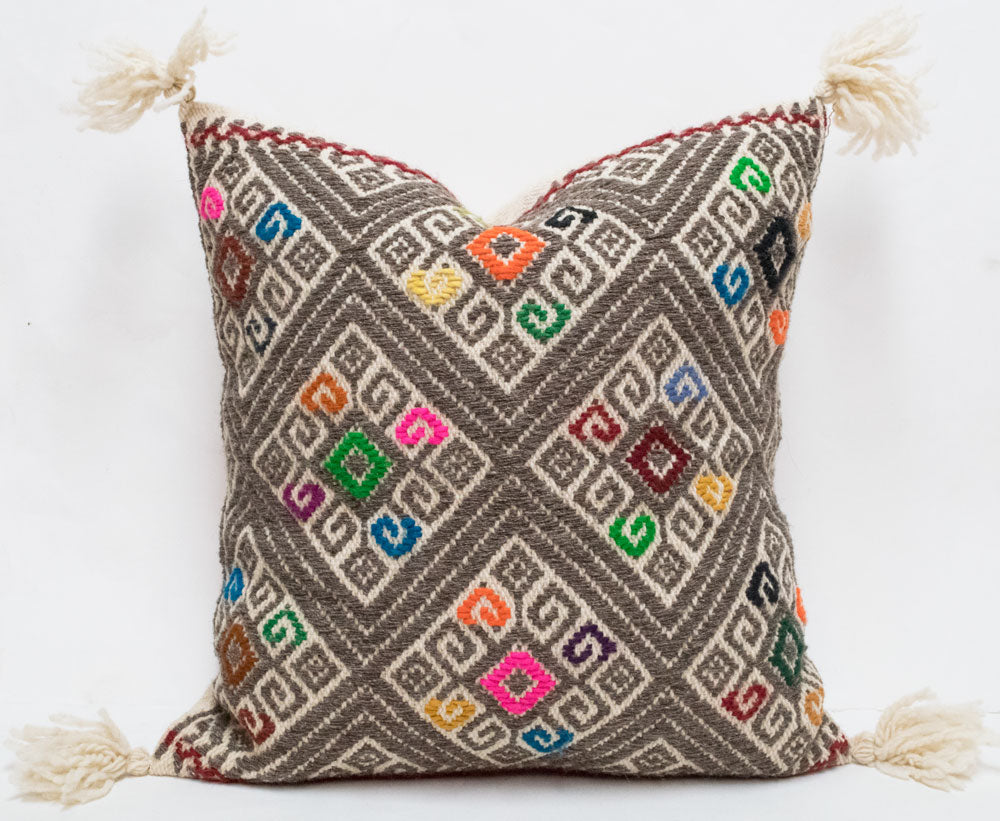 Mexican Textile Pillow Cover | Worldwide Textiles