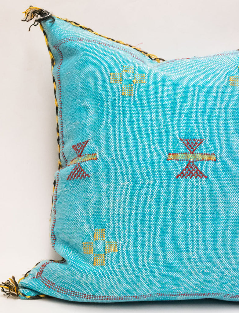 Moroccan Agave Cactus Silk Pillow
