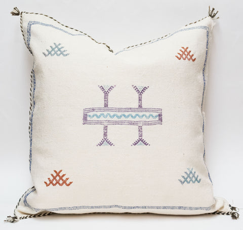 Moroccan Agave Cactus Silk Pillow