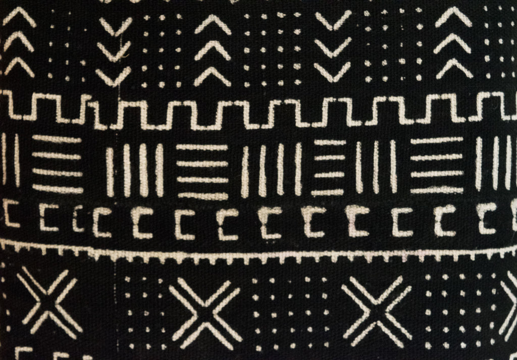 Mali Mudcloth Tribal Throw Blanket | Worldwide Textiles