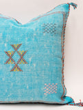 Moroccan Agave Cactus Silk Pillow