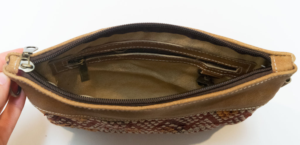 Moroccan Kilim Cross Body Satchel Purse | Worldwide Textiles