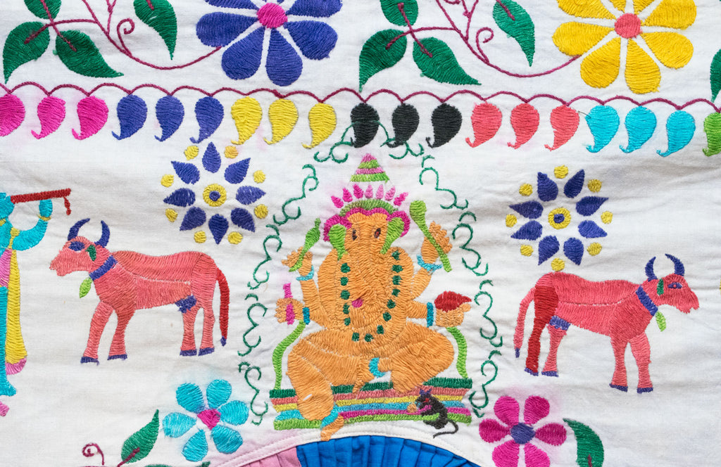 Vintage Indian Toran | Worldwide Textiles