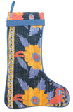 Vintage Kantha Holiday Stocking