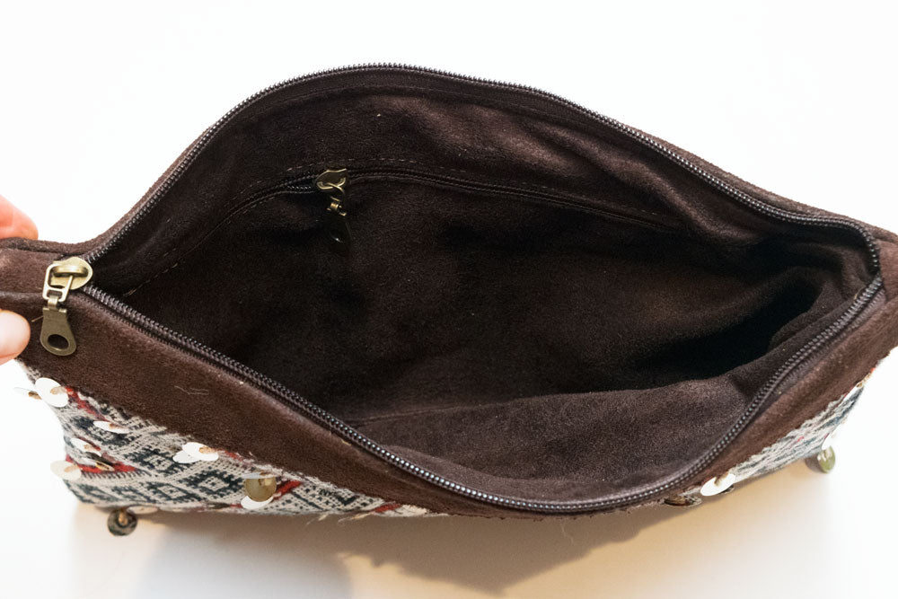 Moroccan Kilim Cross Body Satchel Bag | Worldwide Textiles