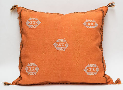 Moroccan Agave Cactus Silk Pillow