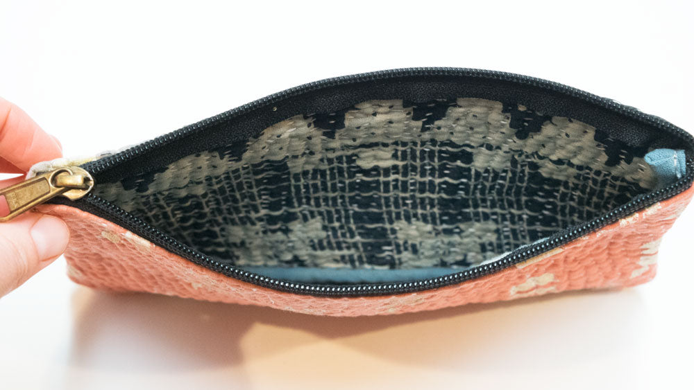 Indian Kantha Pouch | Worldwide Textiles