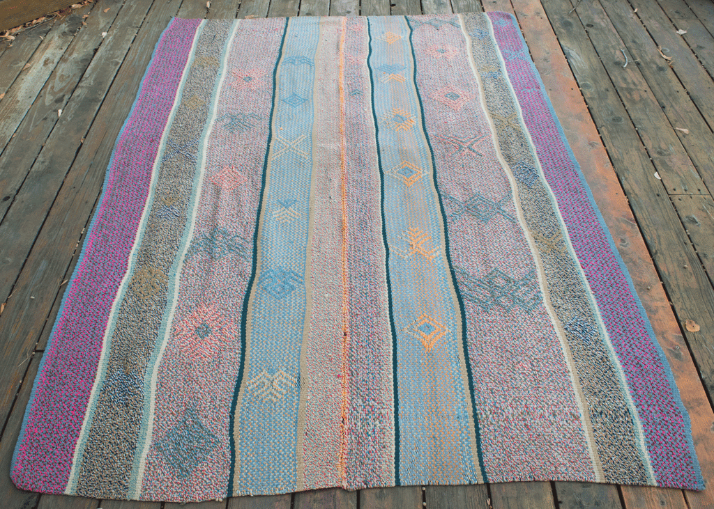 Bohemian Textiles | Vintage Peruvian Frazada Blanket