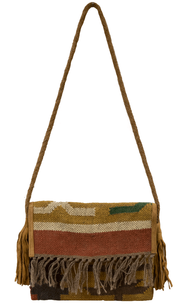Jute Dhurrie Bag