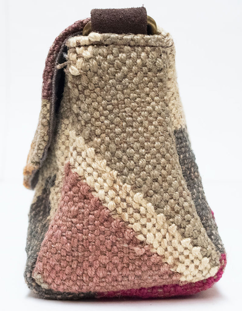 Kilim Carpet Side Satchel | Worldwide Textiles