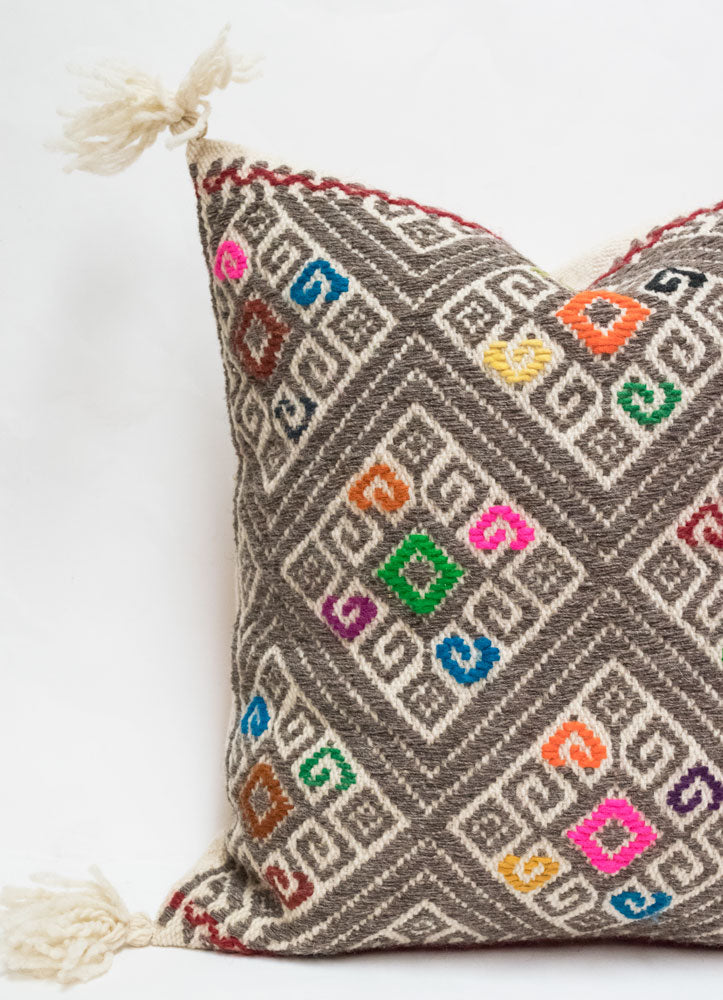 Mexican Textile Pillow Cover | Worldwide Textiles