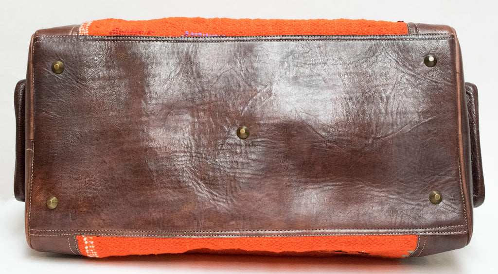 Moroccan Kilim Carpet Weekender Duffel Bag | Worldwide Textiles