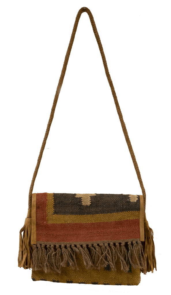Jute Dhurrie Bag
