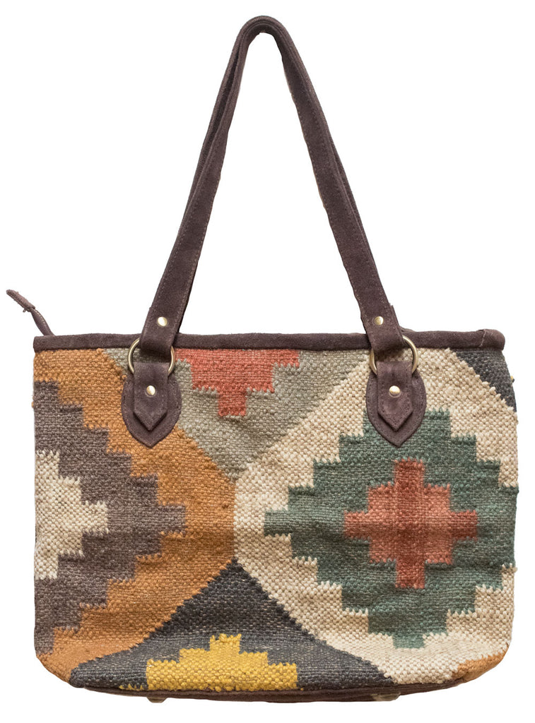 Large Kilim Carpet Bag | Worldwide Textiles