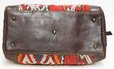 Moroccan Kilim Carpet Weekender Duffel Bag | Worldwide Textiles