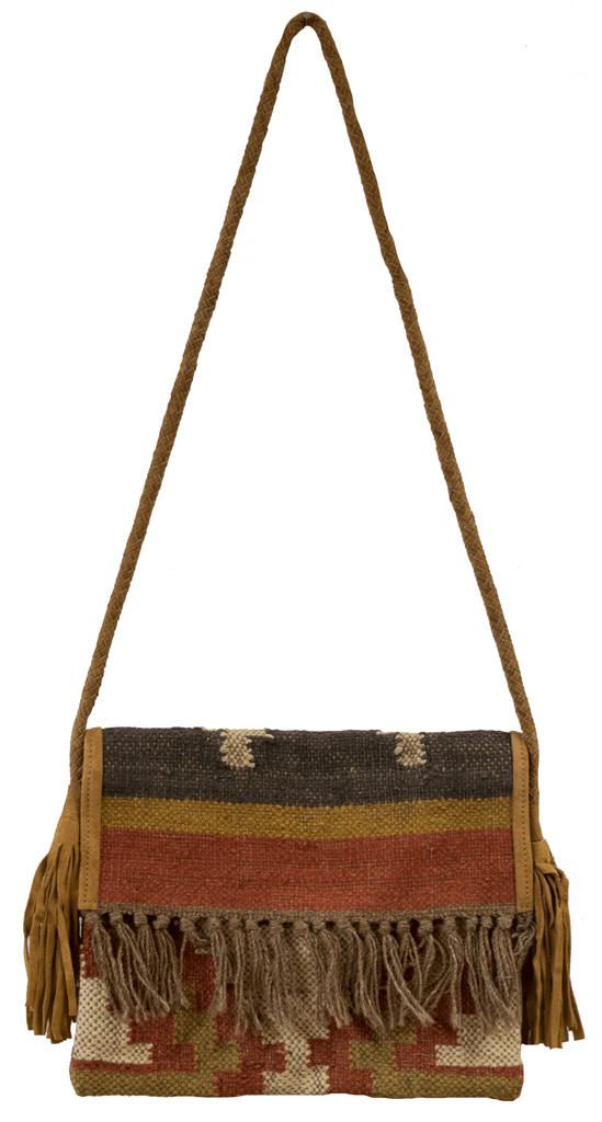 Jute Dhurrie Bag