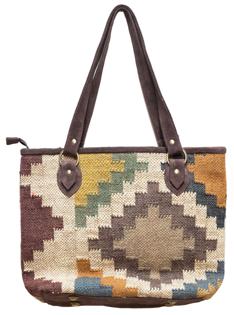 Large Kilim Carpet Bag | Worldwide Textiles