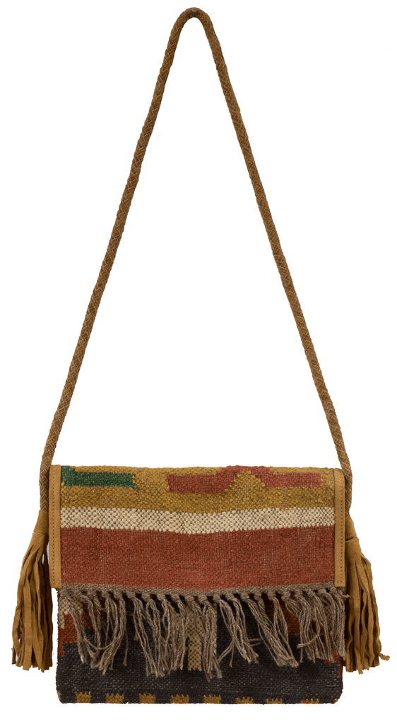 Jute Dhurrie Bag