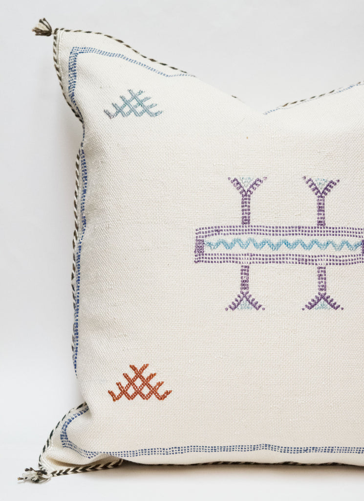 Moroccan Agave Cactus Silk Pillow