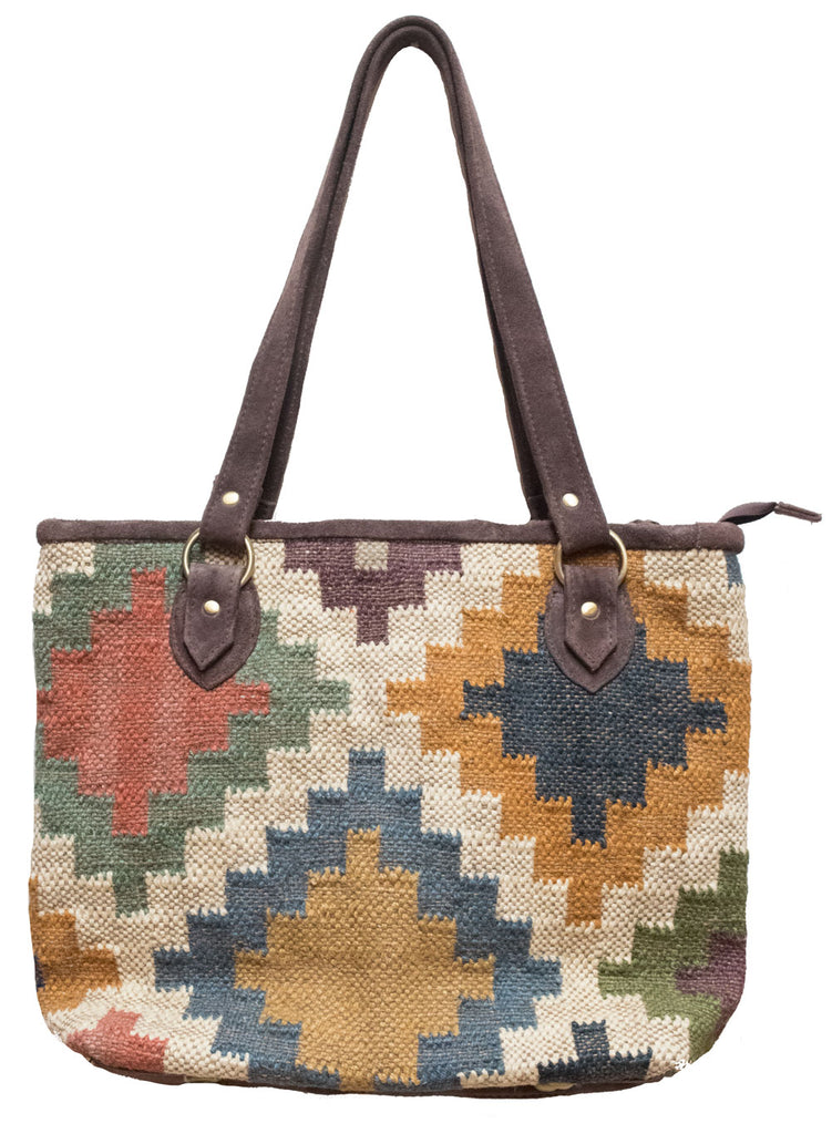 Large Kilim Carpet Bag | Worldwide Textiles