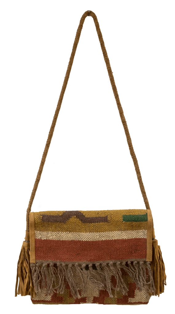 Jute Dhurrie Bag