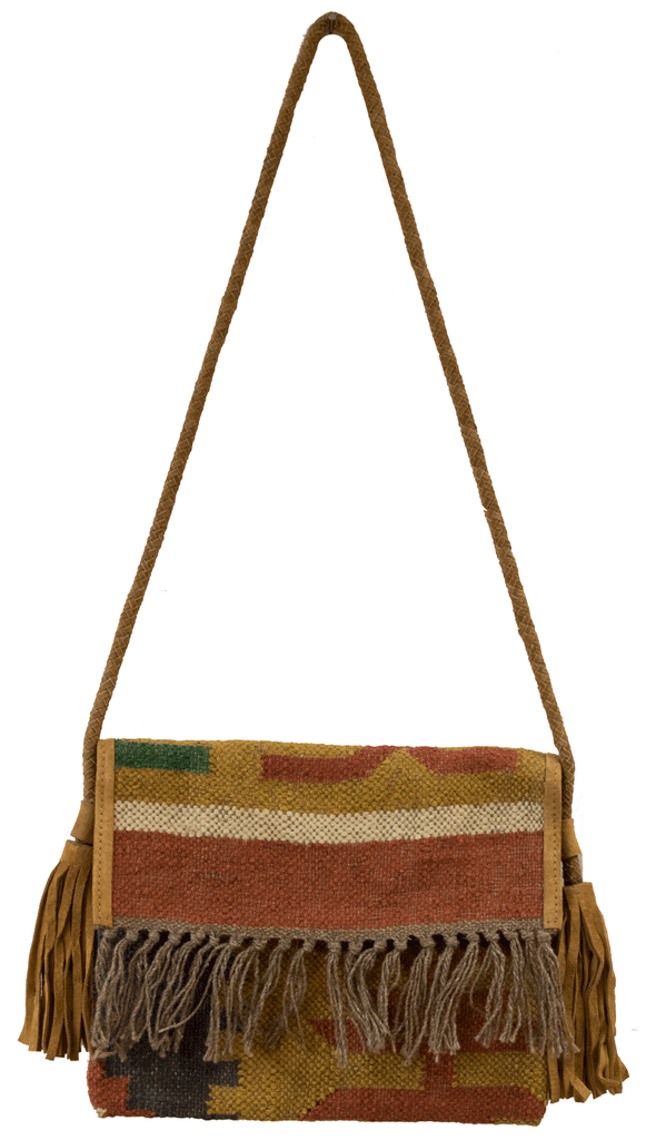Jute Dhurrie Bag