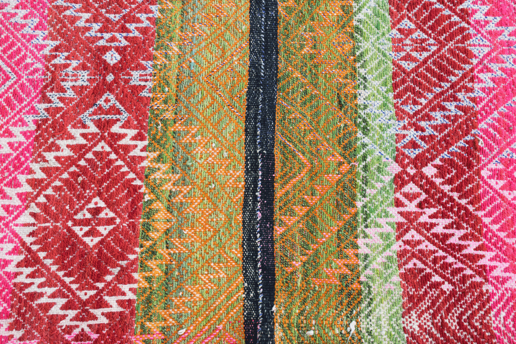 Bohemian Textiles | Vintage Peruvian Frazada Blanket