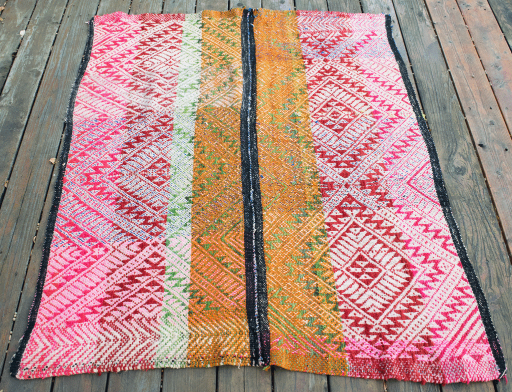 Bohemian Textiles | Vintage Peruvian Frazada Blanket