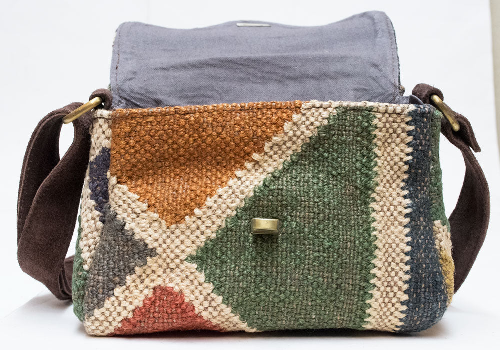 Kilim Carpet Side Satchel | Worldwide Textiles