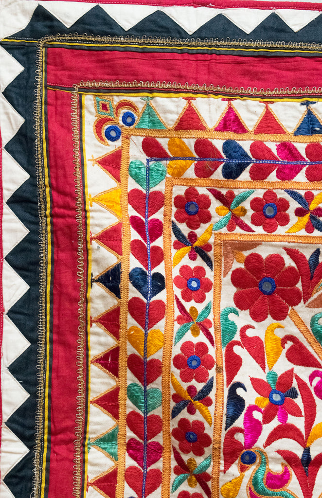 Vintage Indian Wall Hanging | Worldwide Textiles