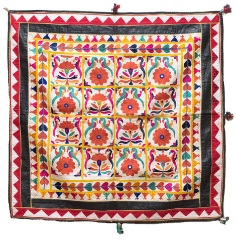 Vintage Indian Wall Hanging | Worldwide Textiles
