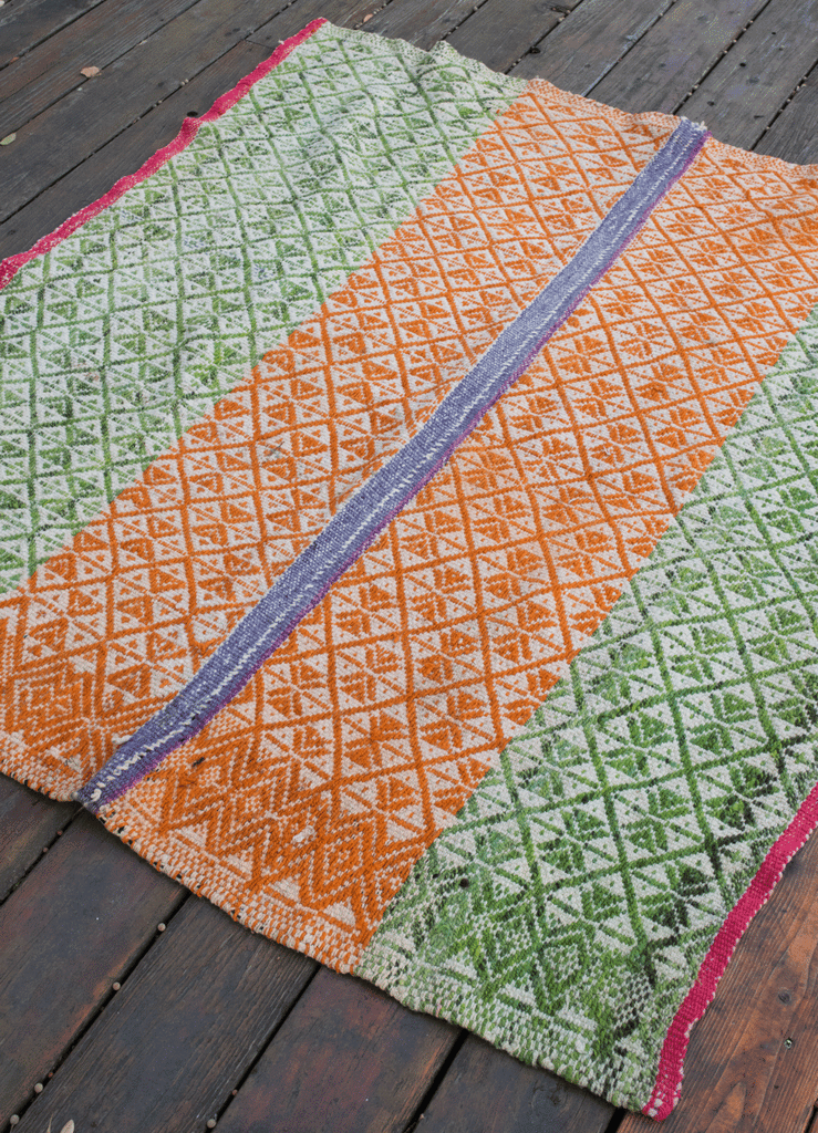 Bohemian Textiles | Vintage Peruvian Frazada Blanket