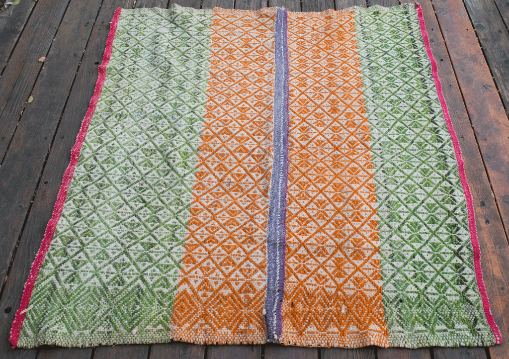 Bohemian Textiles | Vintage Peruvian Frazada Blanket