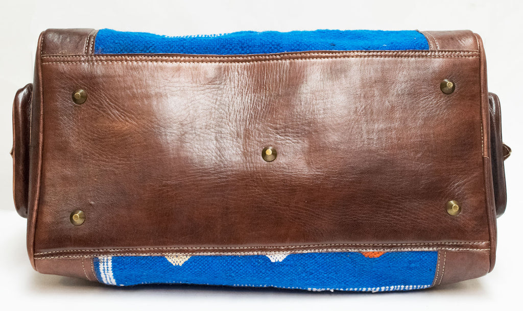 Moroccan Kilim Carpet Weekender Duffel Bag | Worldwide Textiles