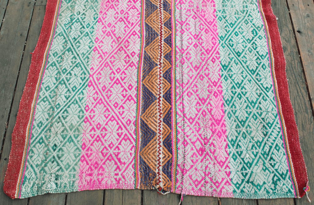 Bohemian Textiles | Vintage Peruvian Frazada Blanket