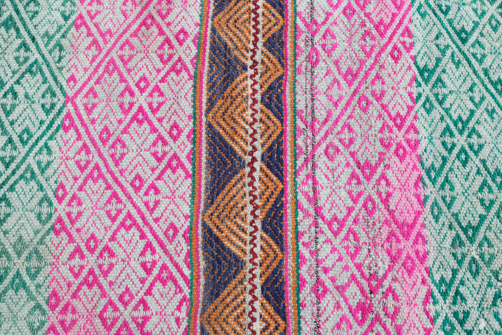Bohemian Textiles | Vintage Peruvian Frazada Blanket