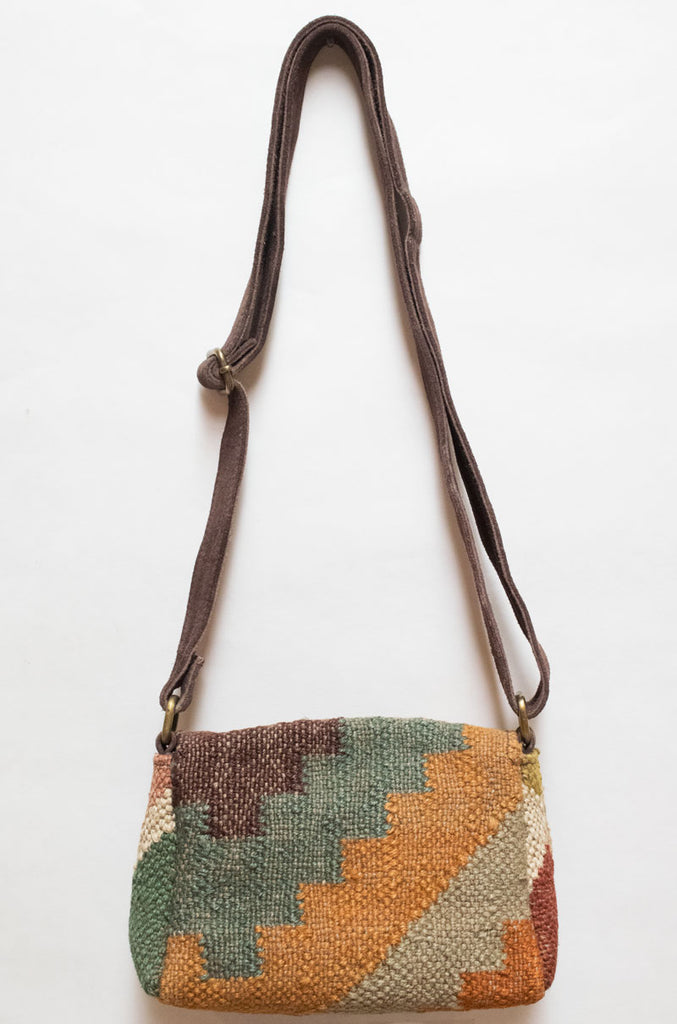 Kilim Carpet Side Satchel | Worldwide Textiles