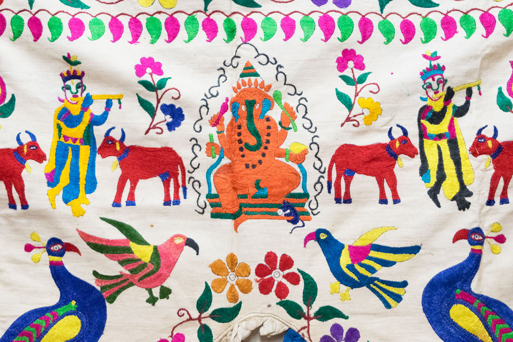 Vintage Indian Toran | Worldwide Textiles