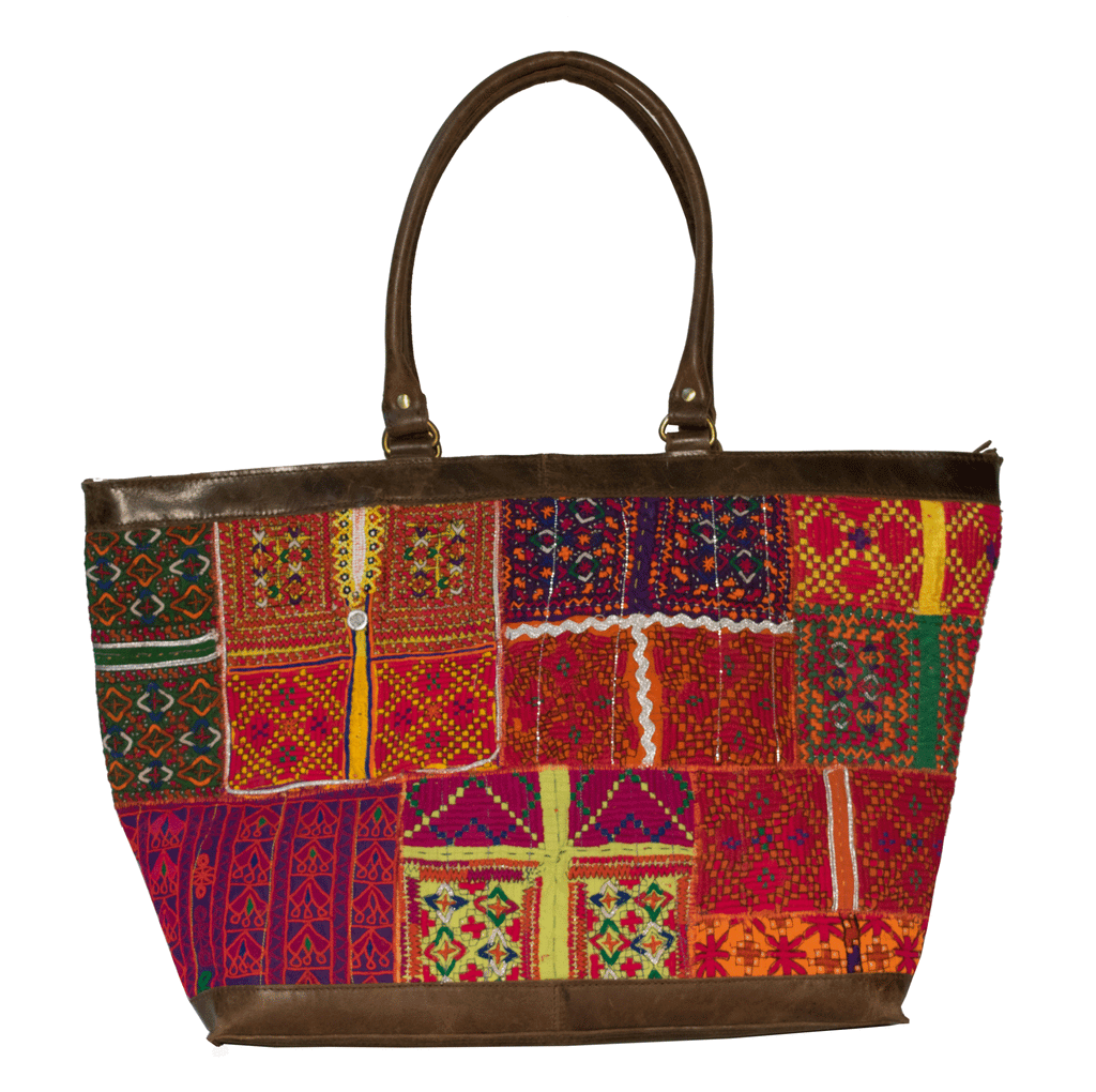 Vintage Afghani Textile Tote